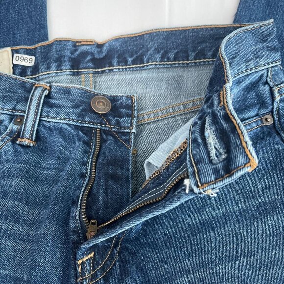 Abercrombie & Fitch Skinny Jeans Medium Wash Denim Mid-Rise Blue Mens 26x28 - Picture 4 of 14